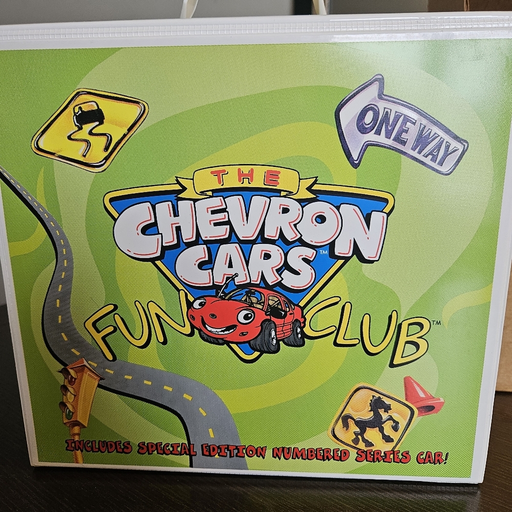 Chevron Cars Kids Club w/Icon Car NIB